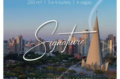 Apartamento com 3 quartos à venda na avenida tiradentes, 824, zona 01, maringá, 250 m2 por r$ 3.448.390