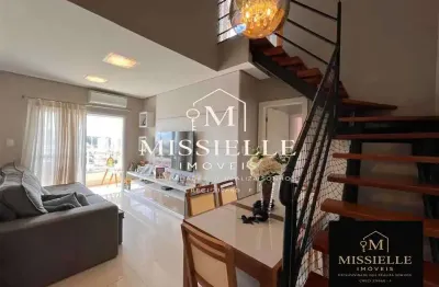 Linda cobertura com piscina, 3 dorm (2 suítes) à venda na vila são josé, em taubaté