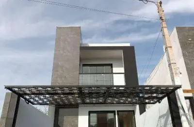 Sobrado com 2 dormitórios e 1 suíte à venda, 84 m² por r$ 450.000 - brasília - cascavel/pr