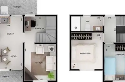 Casa com 2 quartos à venda na Rua São Gabriel, Floresta, Cascavel