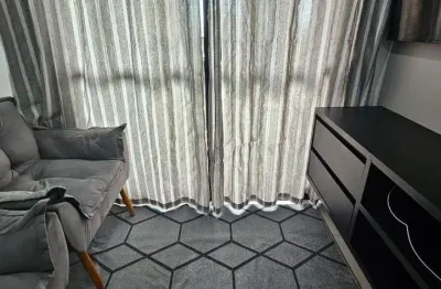 Apartamento praticamente mobiliado para locação no edifício isaac newton- centro de cascavel