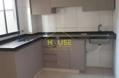 Kitnet para locação, 1 quarto, sala, cozinha semimobiliada, 1 banheiro, 1 vaga de garagem coberta,