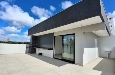 Cobertura 4 quartos, 2 suítes, 2 vagas paralelas no santa inês