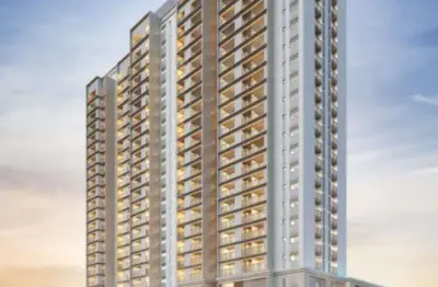 Apartamento de 47m²  - uma suíte com lavabo e uma vaga de garagem