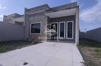 Casa 2 dormitórios ( sendo 1 suíte ) com 1 vaga de garagem primavera pontal do paraná (pr)