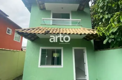 Casa para venda em rio das ostras, village rio das ostras, 2 dormitórios, 2 suítes, 3 banheiros, 2 vagas