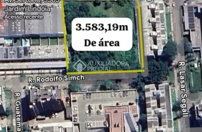 Terreno comercial à venda na avenida sertório, 5565, jardim lindóia, porto alegre, 3583 m2 por r$ 7.199.900