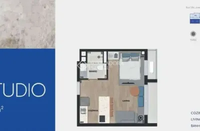 Apartamento com 1 quarto à venda na rua são josemaria escriva, 585, jardim do salso, porto alegre, 29 m2 por r$ 420.000