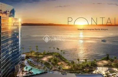 Flat com 1 quarto à venda na avenida padre cacique, 2703, praia de belas, porto alegre, 30 m2 por r$ 264.000