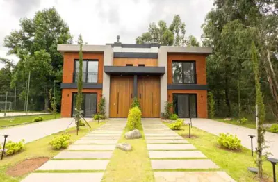 Casa em condomínio fechado com 3 quartos à venda na dos araçás, 11, reserva da serra, canela, 135 m2 por r$ 1.690.000