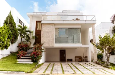 Casa 5 suítes, 500m², condomínio exclusivo em natal — alto padrão com piscina e área gourmet