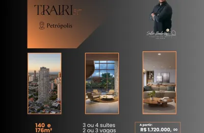 Apartamento alto padrão em Petrópolis | 3 ou 4 suítes | Entrega 2029