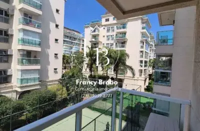 Apartamento à venda em rio de janeiro, barra da tijuca, com 2 quartos, 129m²