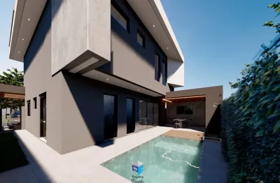 Sobrado novo com 3 suítes em condomínio fechado bairro floresta - sjc