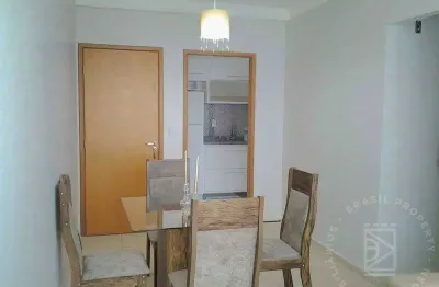 Apartamento mobiliado a venda  67m² 3 dormitórios jd satélite