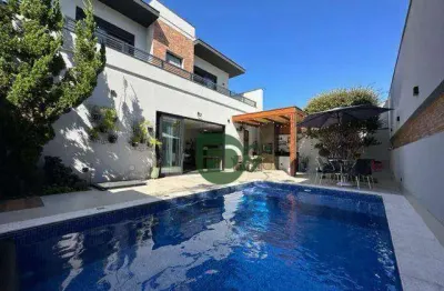 Casa com 3 dormitórios, 348 m² - venda por r$ 2.200.000,00 ou aluguel por r$ 20.810,00/mês - condomínio terras do imperador - americana/sp