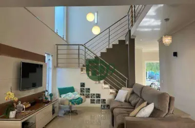 Casa com 3 dormitórios, 223 m² - venda por r$ 1.540.000 ou aluguel por r$ 7.000/mês - condomínio residencial jardim primavera - nova odessa/sp