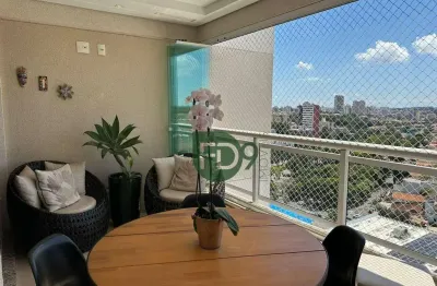 Apartamento com 3 dormitórios à venda, 121 m² por r$ 1.800.000,00 - parque residencial nardini - americana/sp