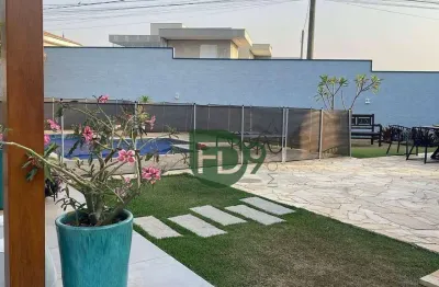 Casa com 3 dormitórios à venda, 296 m² por r$ 3.500.000,00 - condomínio estância hipica - nova odessa/sp
