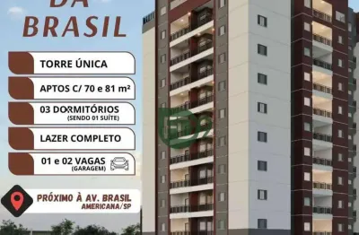 Apartamento com 3 quartos à venda no Parque Residencial Nardini, Americana 