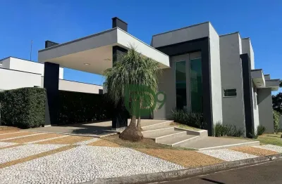 Casa com 3 dormitórios, 315 m² - venda por r$ 1.900.000 ou aluguel por r$ 13.950/mês - condomínio villa carioba - americana/sp