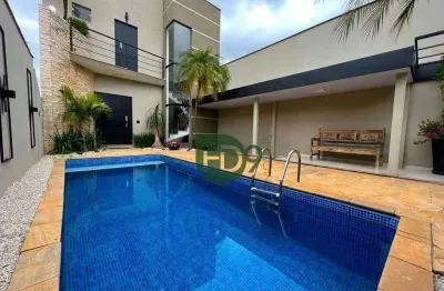 Casa com 3 quartos para alugar, 207 m² por R$ 8.000/mês - Parque Novo Mundo - Americana/SP