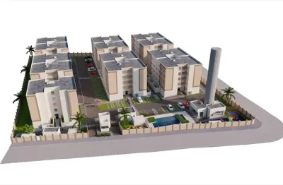 Apartamento / novo para venda em fortaleza, mondubim, 2 dormitórios, 1 banheiro, 1 vaga