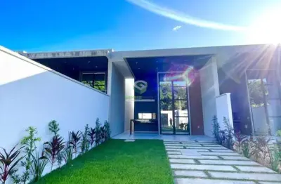 Villa capri - casa plana alto padrão, 4 suítes, 140m² a venda - urucunema -euséb
