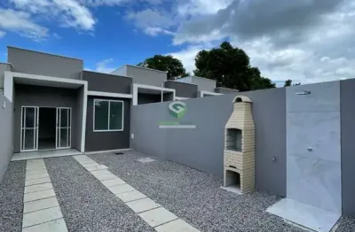 Casa plana com 3 dormitórios, 83m² à venda no parque tijuca em maracanaú