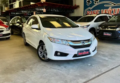 Honda city ex 1.5 câmbio cvt com bancos em couro e paddle shift