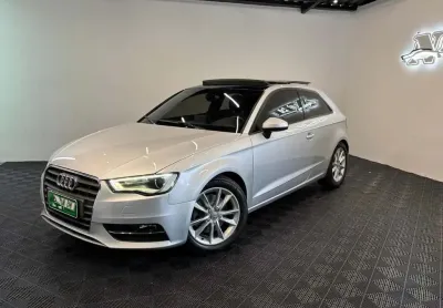 Audi a3 1.8 turbo 180cv 3p aut. tip. - prata - 2013/2014