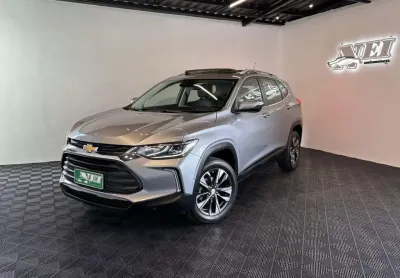 Chevrolet tracker premier 1.2 turbo 12v flex aut.  - prata - 2023/2024