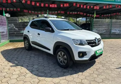 Renault kwid zen 1.0 flex 12v 5p mec.  - branca - 2018/2019