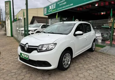 Renault sandero expression hi-power 1.0 16v 5p  - branca - 2016/2017