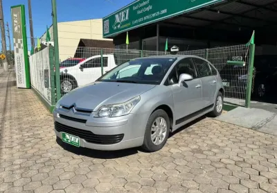 Citroën c4 1.6 glx 1.6 flex 16v 5p mec. - prata - 2009/2010