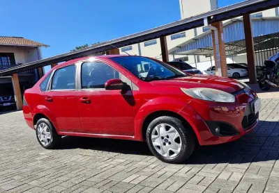 Ford fiesta sed. 1.6 8v flex 4p - vermelha - 2010/2011