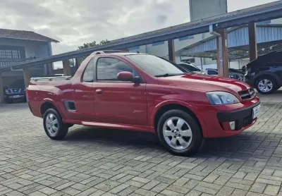 Chevrolet montana  sport 1.8 mpfi flexpower 8v  - vermelha - 2006/2006