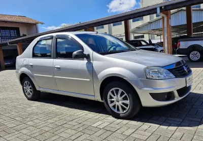 Renault logan expres./exp. up hi-flex 1.0 16v 4p  - prata - 2011/2012