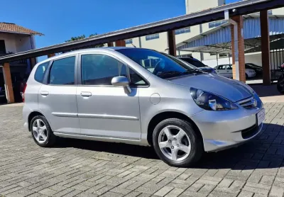 Honda fit lx 1.4 flex 8v 5p mec.  - prata - 2007/2008