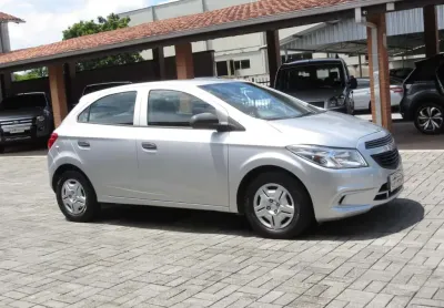 Chevrolet onix hatch joy 1.0 8v flex 5p mec.  - prata - 2017/2018