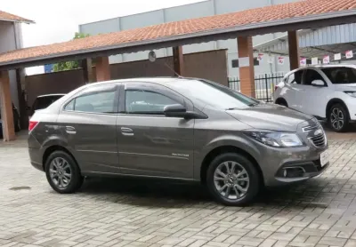 Chevrolet Prisma 1.0 Advantage - Cinza - 2014/2015