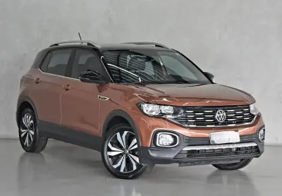Volkswagen t cross highline 1.4 turbo 2022 - a versão mais completa e desejada do modelo.