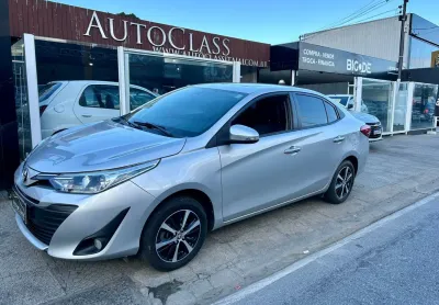 Impecavel! toyota/ yares 1.5 xls automatico 2019 com couro