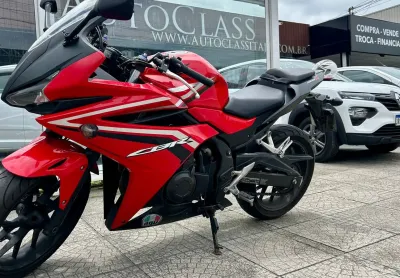 Honda/ cbr 500r 2018 com partida , carenagem, freio a disco - impecavel! 