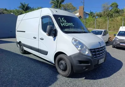 Renault master furgão l2h2 2.3 teto alto longa turbo diesel ano 2016 