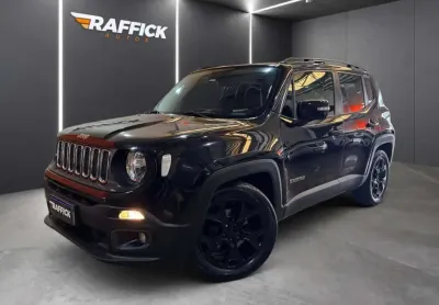 Jeep renegade longitude 1.8 4x2 flex 16v aut.  - preta - 2016/2016