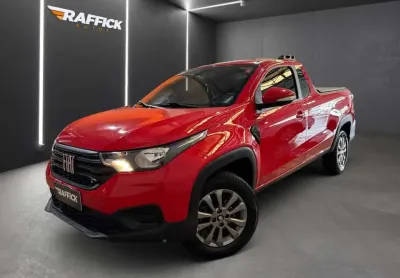 Fiat strada freedom 1.3 flex 8v  cs plus  - vermelha - 2024/2025