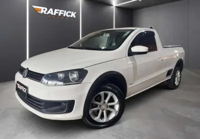 Volkswagen saveiro 1.6 mi/ 1.6 mi total flex 8v  - branca - 2013/2014