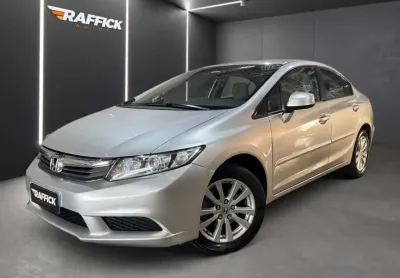 Honda civic sedan lxs 1.8/1.8 flex 16v aut. 4p  - prata - 2013/2014