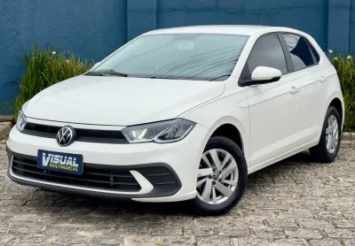 Volkswagen polo tsi manual 2024 – 50.000 km – branco – veículo para pessoas exigentes 